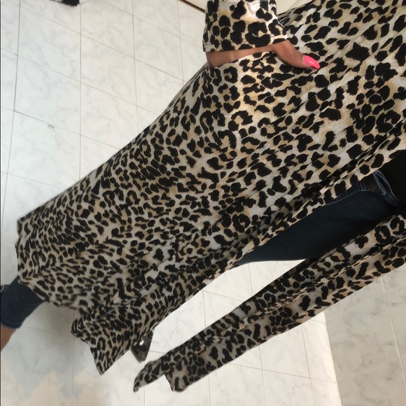 LAST 1! 1X, LEOPARD CARDIGAN/ KIMONO STYLE - Picture 2 of 8